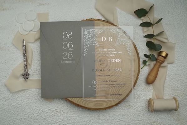 Ekonom Davetiye 9368 Mühürsüz davetiye modeli